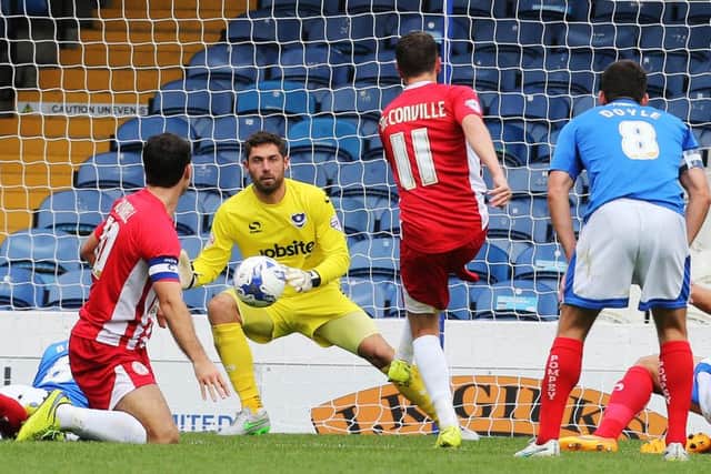 Paul Jones is keen to reclaim his place in Pompeys starting XI Picture: Joe Pepler
