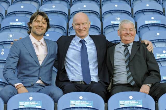 Pompey hall-of-famer Nick Jennings, far right, in 2014   Picture: Malcolm Wells