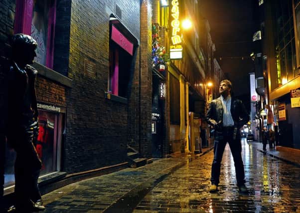 Ian Prowse pictured outside the Cavern Club in Liverpool. Picture by Gareth Jones