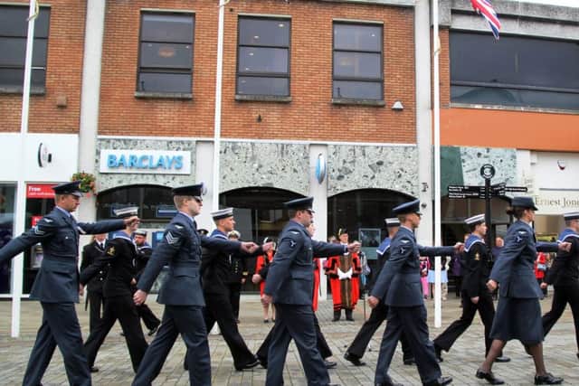 Armed Forces Day in Fareham last year