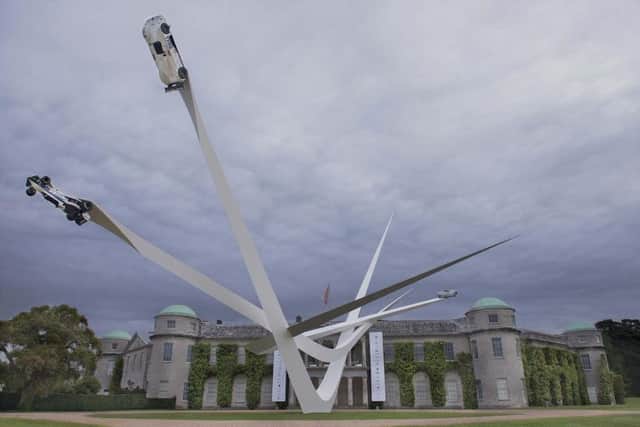 Goodwood Festival of Speed scuplture 2016 Picture by Paul Melbert