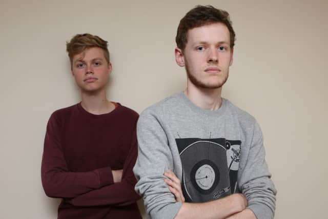 Sam Over, left, and Charlie Davis Picture: Habibur Rahman (160913-13)