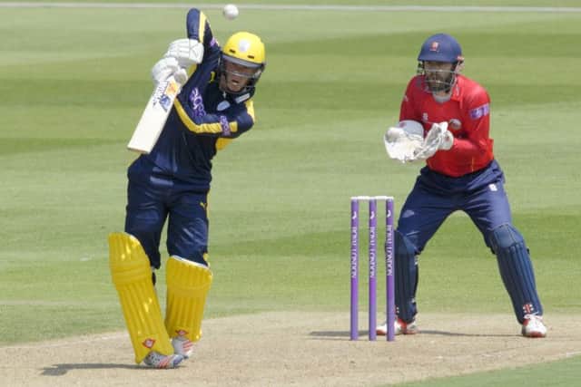 Tom Alsop shared a stand of 49 with Michael Carberry. Picture: Neil Marshall