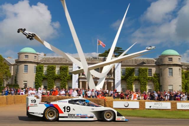 A BMW outside Goodwood House
Picture: Michael Reed/Reedimage