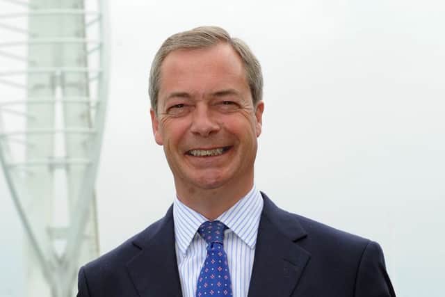 Nigel Farage on a previous visit to Portsmouth. Picture: Allan Hutchings