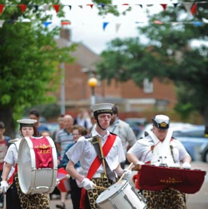 Leigh Park Carnival's parade, which was led by the TS Alacrity band
Picture: Ian Hargreaves (160845-6)