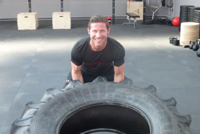 David Norris in his gym. Picture: Neil Allen