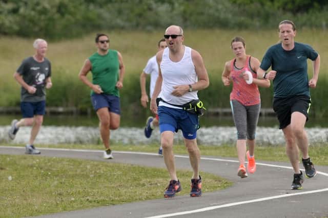 Portsmouth Lakeside parkrun. Picture: Mick Young (160766-10)