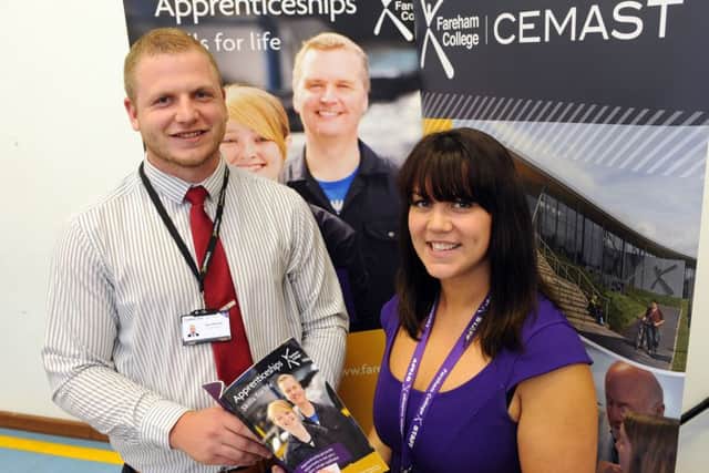 Ryan Shipston Business Manager with CEMAST along with Annelies James Business Manager with Fareham College
Picture by: Malcolm Wells (160627-3353)