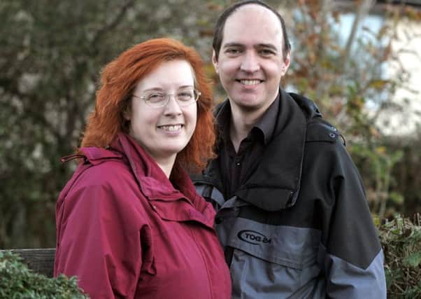 Brain tumour patient Richard Preston with his wife Wendy