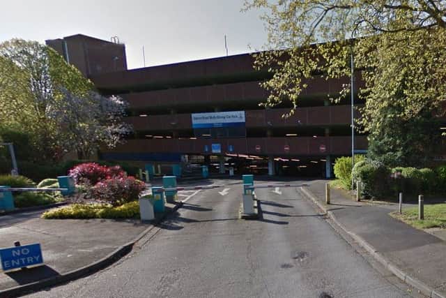 Osborn Road multi-storey car park, which could be demolished for housing