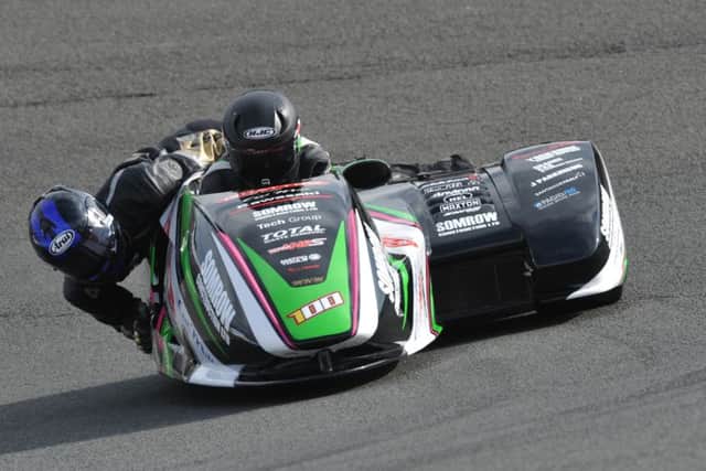 Ricky Stevens and Charlie Richardson in action at Knockhill. Picture: John Mushet