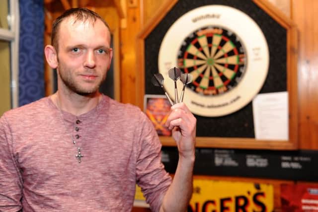 Froddington Arms player Dan Graf. Picture: Sarah Standing (160515-7283)