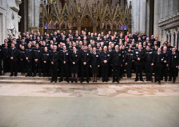 A ceremony marking the 185th anniversary of the Special Constabulary in Hampshire at Winchester Cathedral 
Picture: Jan Brayley/Hampshire police