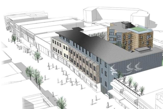 An artist's impression of the 54-bed hotel proposed for Gosport