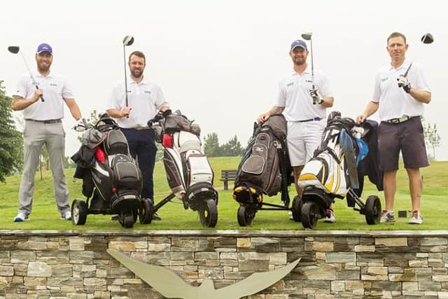 The sunrise to sunset golf challenge team