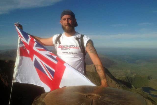 AB  Sean Candler represents the Royal Navy at the summit of Snowdon 0trGmD8GqqODurinWOFS