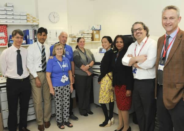 The new DNA sequencing test for cancer patients at QA Hospital

Picture: Portsmouth Hospitals NHS Trust