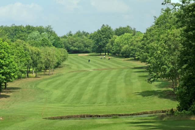 The 13th hole at Waterlooville Golf Club