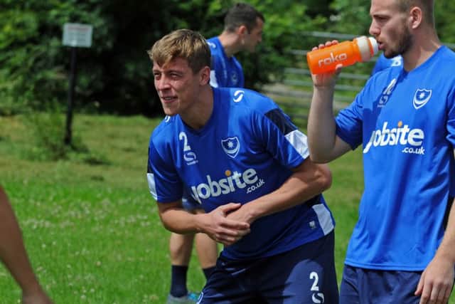 Defender Tom Davies has become Pompey's latest signing Picture: Ian Hargreaves