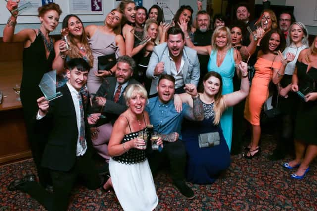 All of the winners on the night.Picture: Habibur Rahman