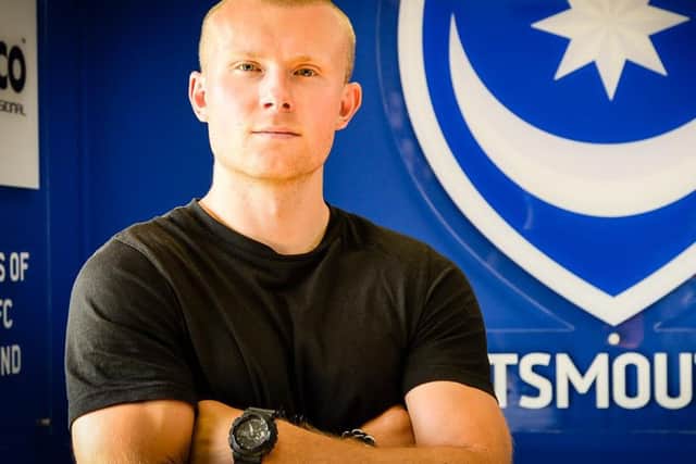 New Pompey striker Curtis Main