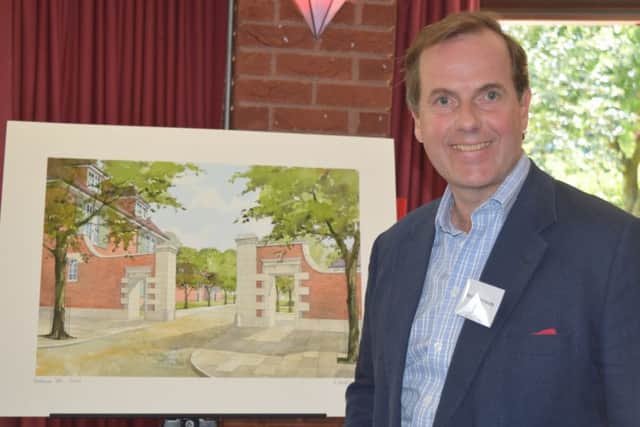 Mark Thistlethwayte at Ferneham Hall with new designs for Welborne