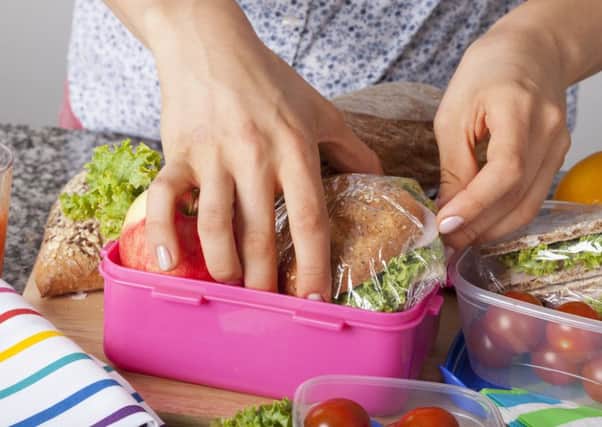 Packed lunches are on the decline