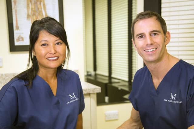 Janna Shafer and Edward Ball of The Maitland Clinic, which specialises in treating hair loss and has just opened at 1000 Lakeside in North Harbour, Portsmouth