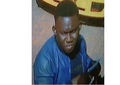 The picture released by police investigating stolen post