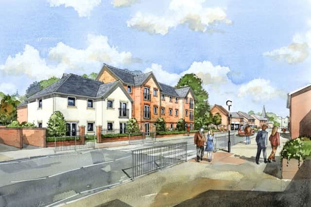 An artist's impression of a new sheltered housing complex in Elm Grove, Hayling Island on the site of the Hayling Billy pub