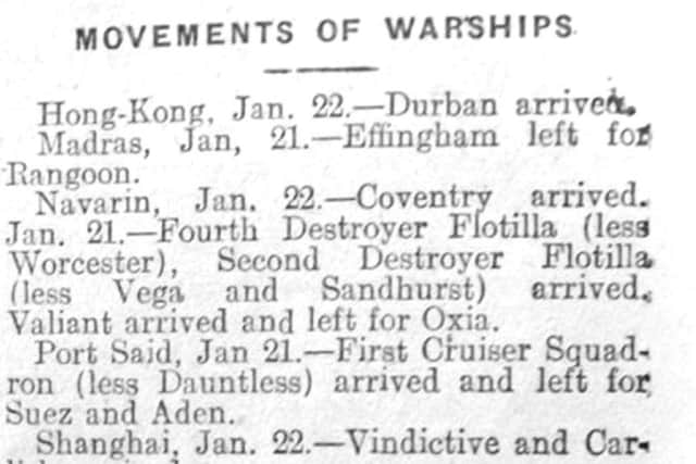 How it used to be with Royal Naval ships all around the world.