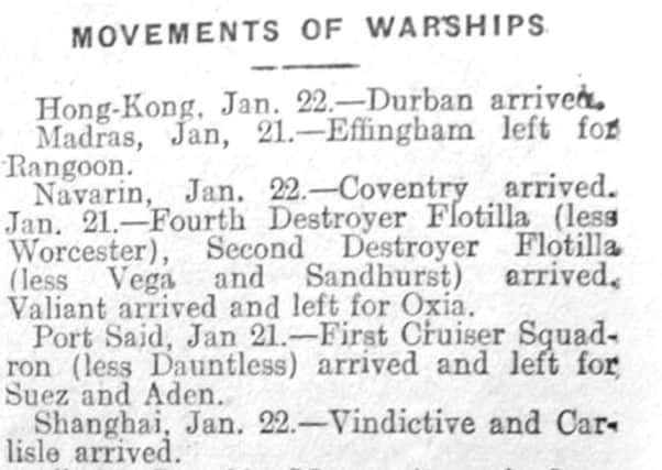 How it used to be with Royal Naval ships all around the world.