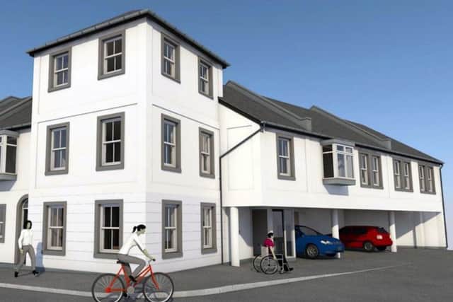 An artist's impression of the development for the former Barley Mow site, in Gosport.