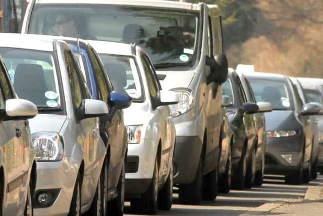 Slow-moving queues have been reported on the A27 in Fareham leading to junction 11 of the M27