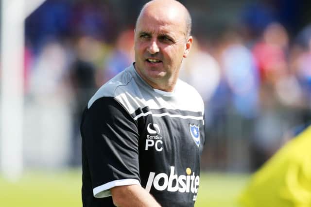 Pompey boss Paul Cook   Picture: Joe Pepler