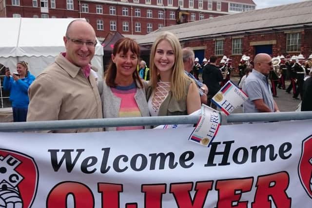 Robin Darnell and Lesley Darnell welcome home their son Oliver with Oliver's girlfriend Ashleigh