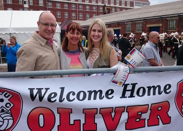 Robin Darnell and Lesley Darnell welcome home their son Oliver with Oliver's girlfriend Ashleigh
