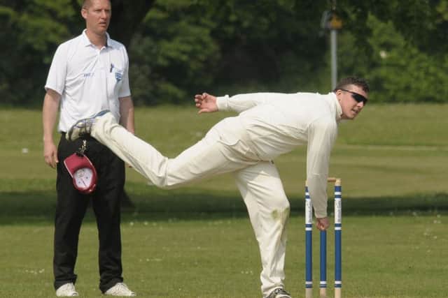 Alex Styles in action for Gosport. Picture: Mick Young (160494-05)