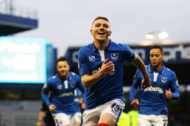 Former Pompey loan striker Caolan Lavery will not be returning to Fratton Park Picture: Joe Pepler