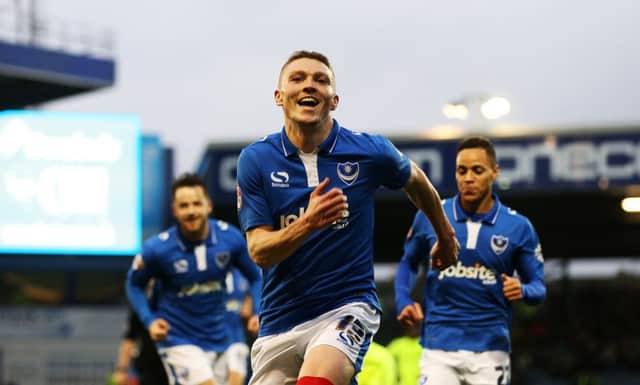 Former Pompey loan striker Caolan Lavery will not be returning to Fratton Park    Picture: Joe Pepler