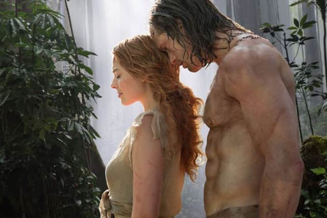 Margot Robbie and Alexander Skarsgard. PA Photo/Warner Brothers.
