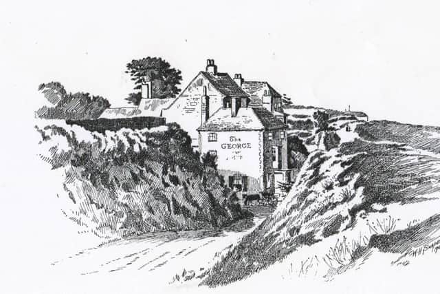 COUNTRY INN Martin Snape made this drawing of The George on Portsdown Hill in 1901