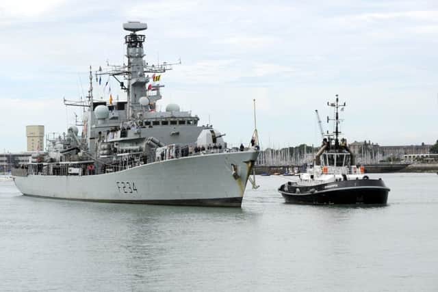HMS Iron Duke Picture: Malcolm Wells (160707-1002)