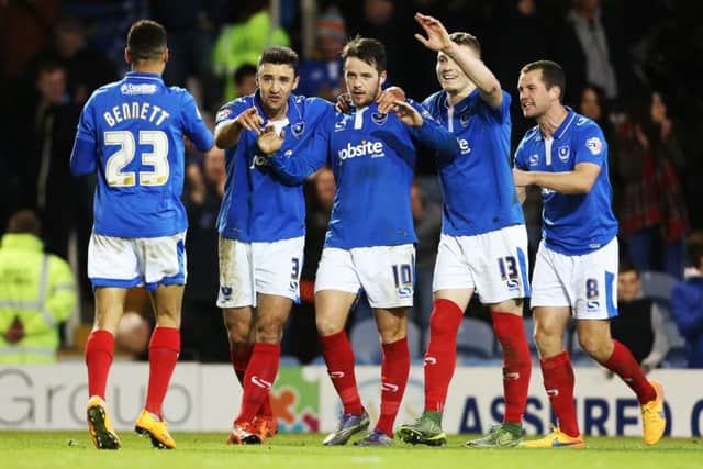From left: Kyle Bennett, Enda Stevens, Marc McNulty, Caolan Lavery and Michael Doyle were all brought to Pompey, permanently or on loan, by Blues boss Paul Cook    Pciture: Joe Pepler