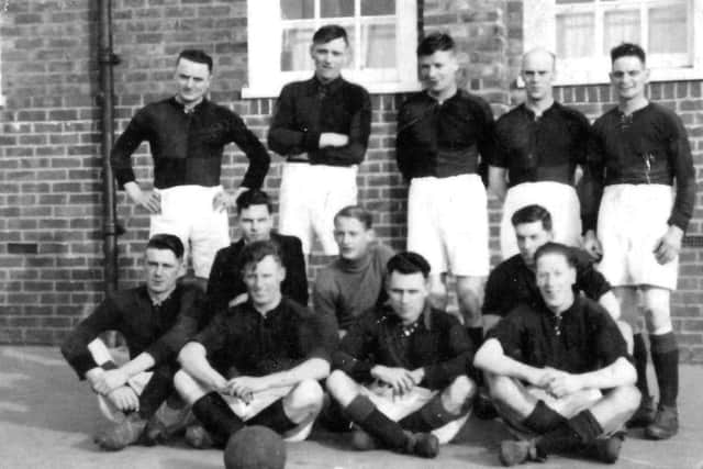 HAMMERTON ACADEMICALS Ron Wares dad Alfred is in the centre of the back row, uncle Charlie Cole is far left, back row, and uncle Ted Ware is far left, sitting