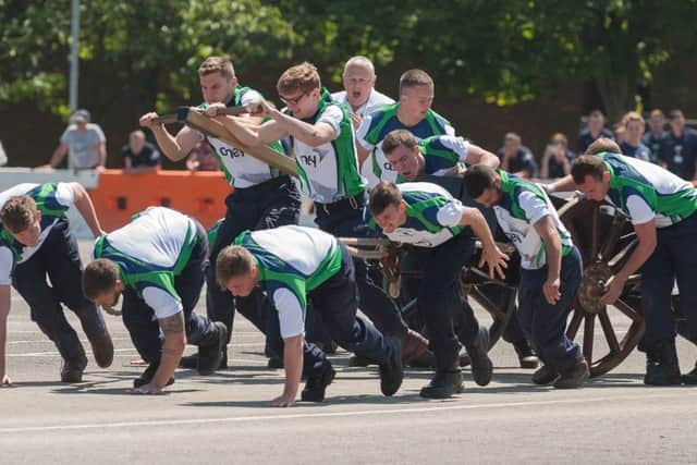 HMS Collingwood's Victory Squadron take the strain