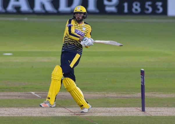 James Vince hit a classy half-century (62) but Hampshire fell agonisingly short of beating Essex last night    Picture: Neil Marshall
