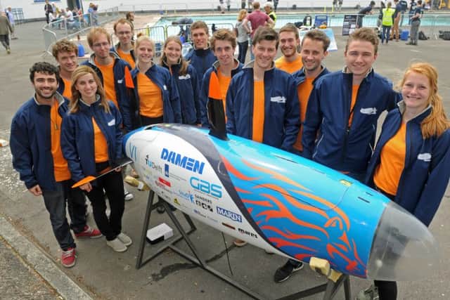 The team from The University of Delft in The Netherlands
Picture: Ian Hargreaves (160973-4)