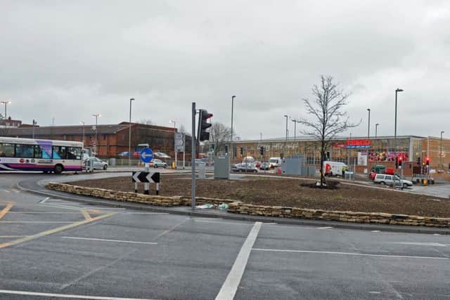 Quay Street Roundabout in Fareham, close to where the accident happened
